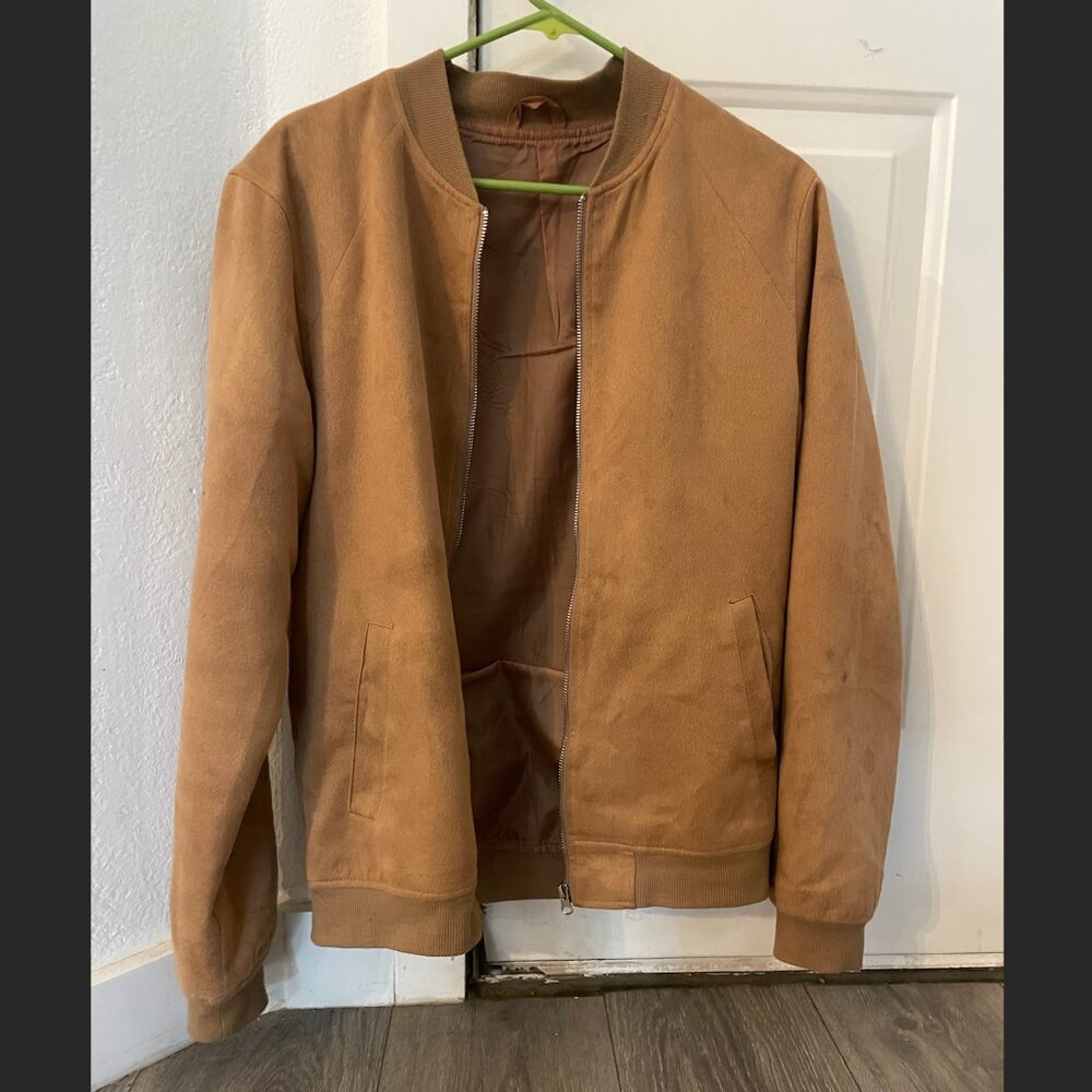 Tan Jed North Bomber Jacket